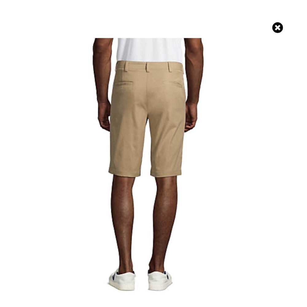 Land’s End 2 pair uniform active khaki shorts - size 16